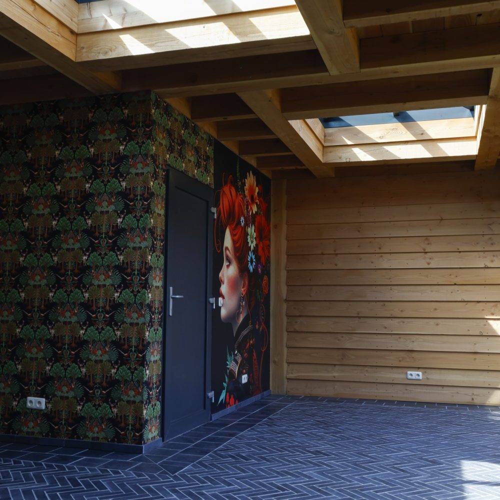 Oplevering Douglas overkapping.